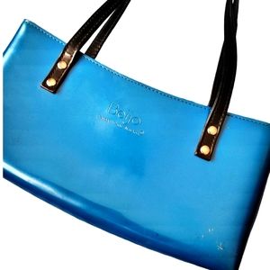 BEIJO HANDBAG CLASSIC POP STAR SLATE BLUE